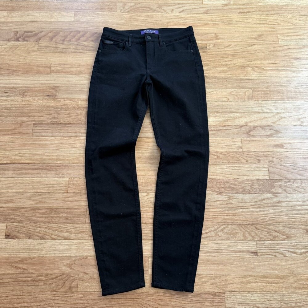 Ralph Lauren Purple Label Slim Fit 105 Black Jeans 27/30